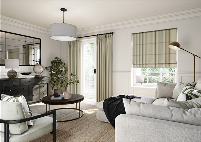 The British Stripe Co. Charles, Chilterns No.1 - Twist&Fit Roman Blind - Image 7